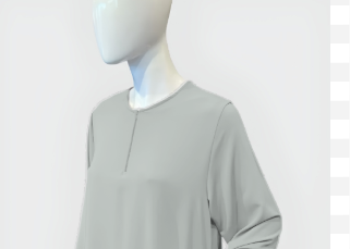 Abaya fluide manches larges