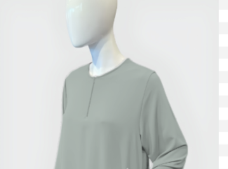 Abaya fluide manches larges