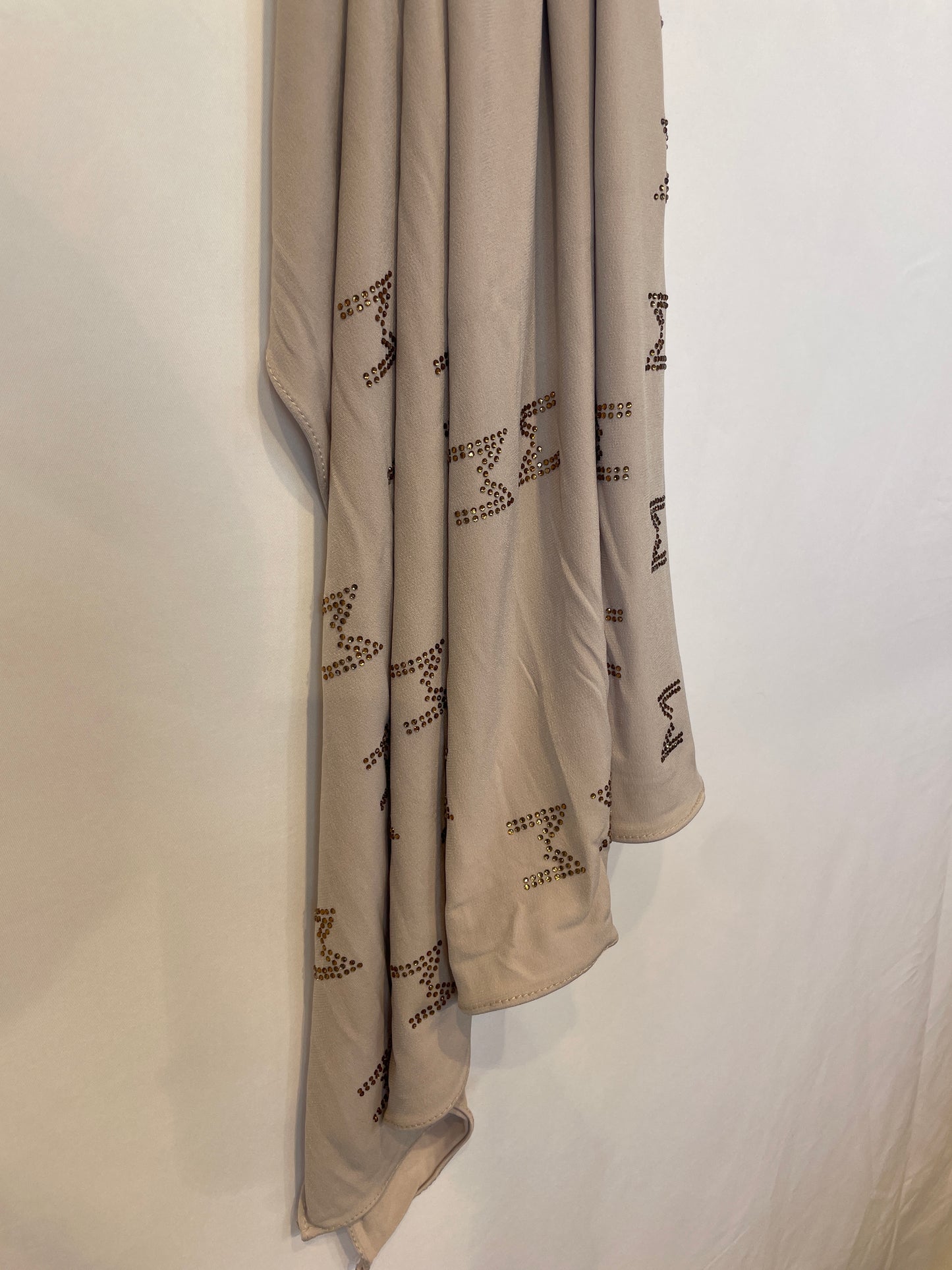 Hijab Premium Drapé avec Strass