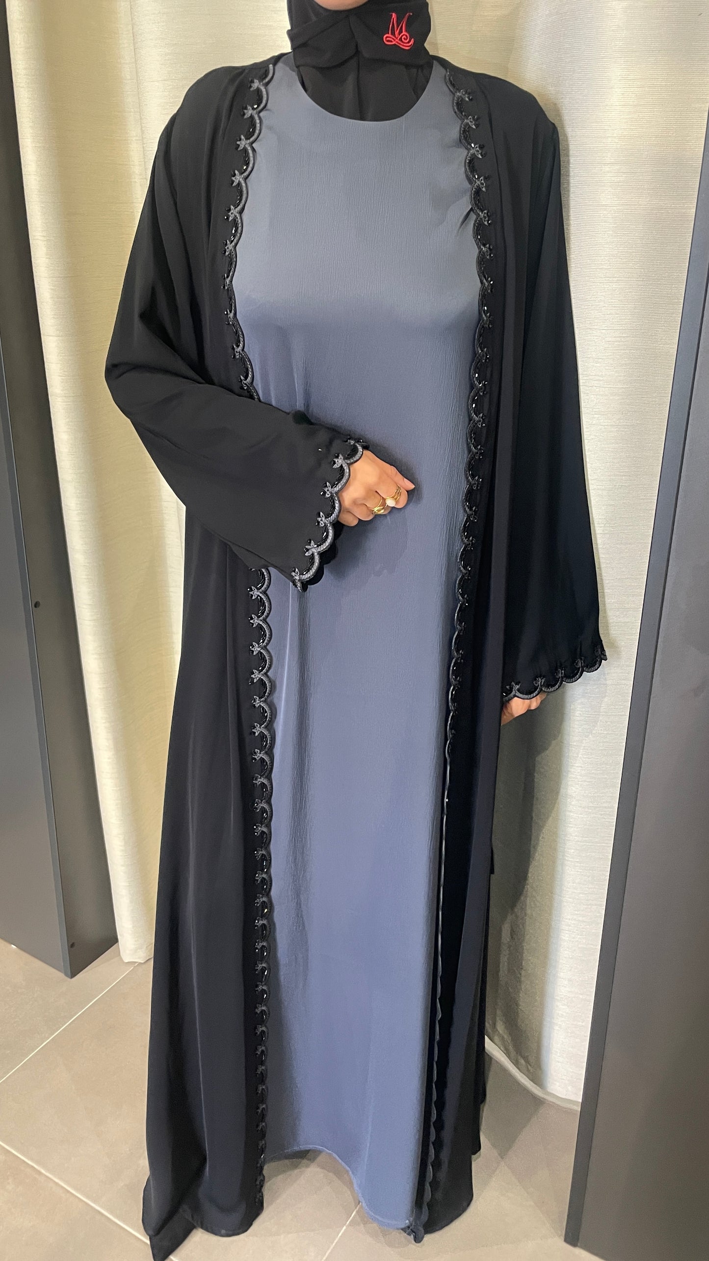 Abaya Deux Pièces Élégance