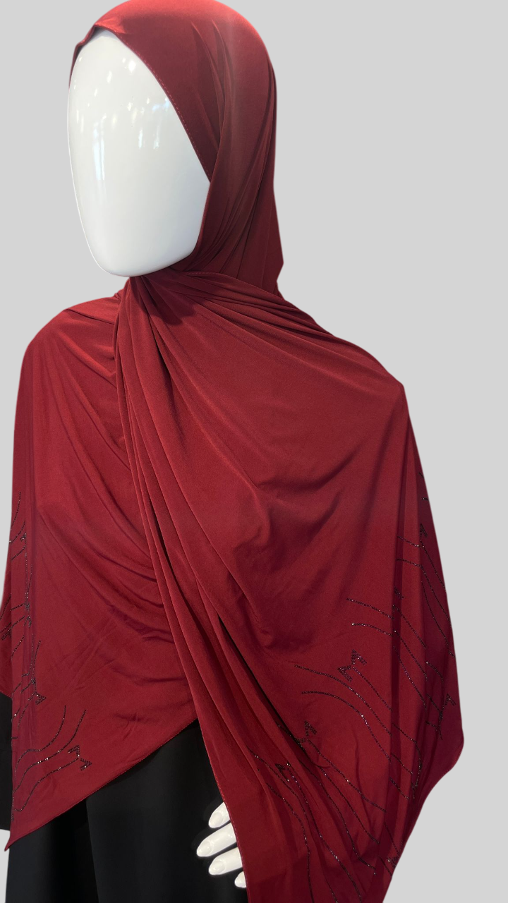 Hijab Premium Brodé