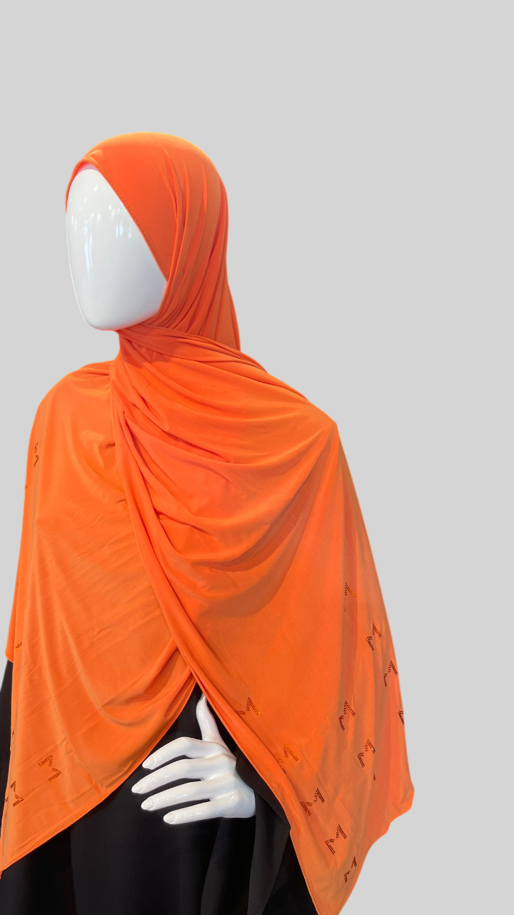 Hijab Premium Drapé avec Strass