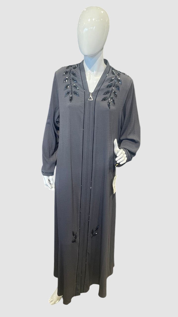 Abaya moderne brodée