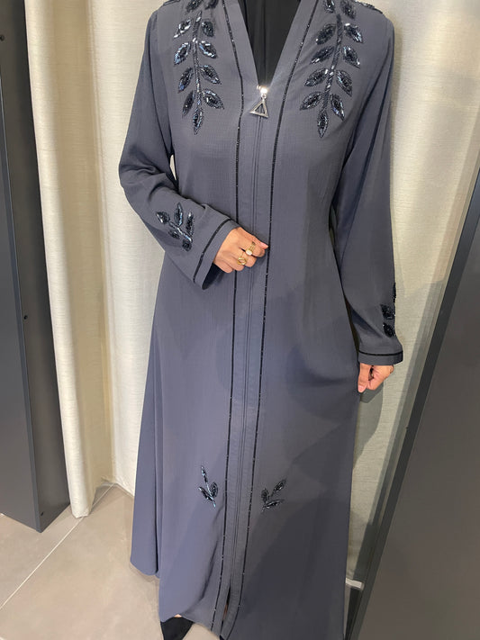 Abaya moderne brodée