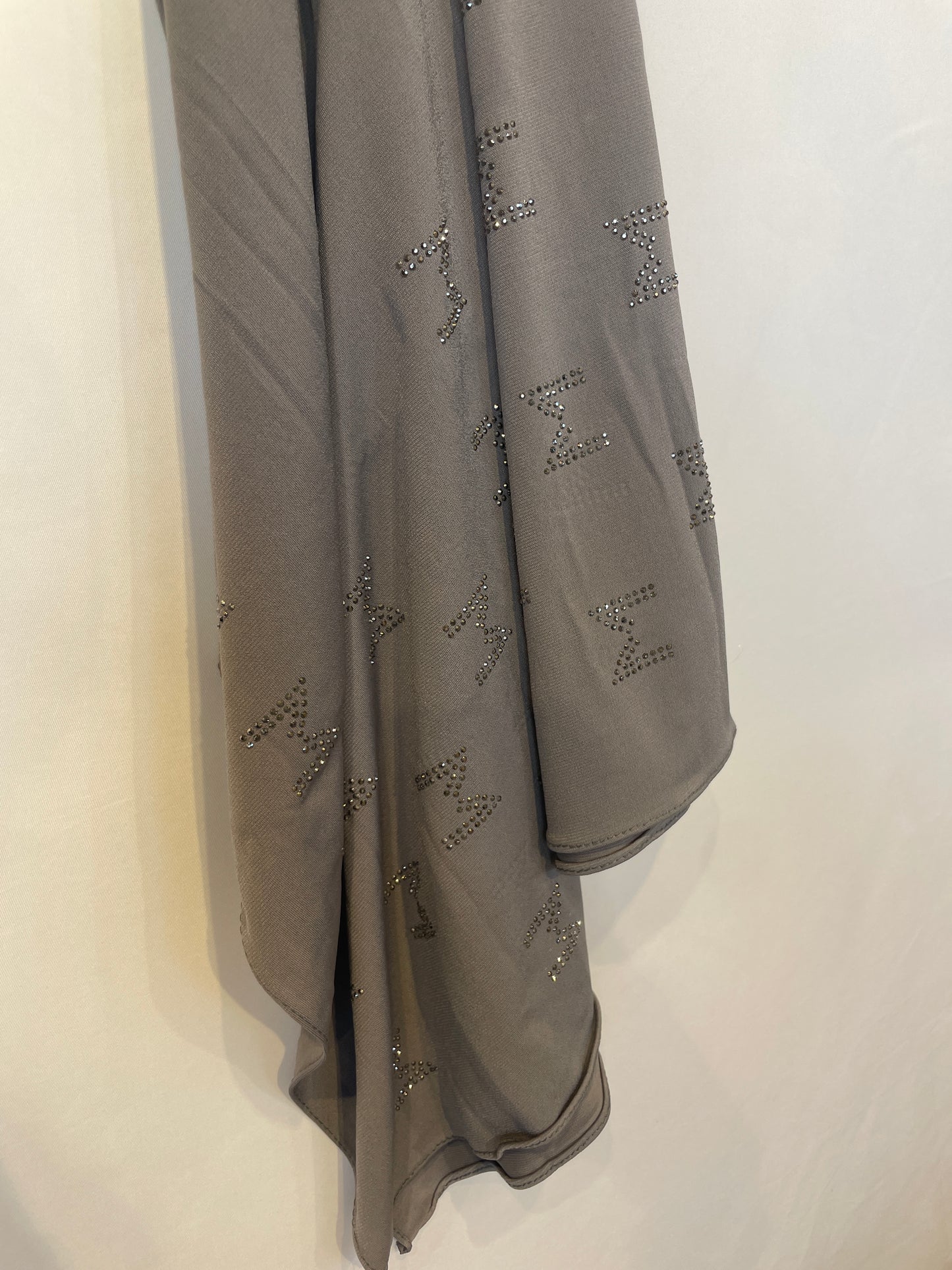 Hijab Premium Drapé avec Strass