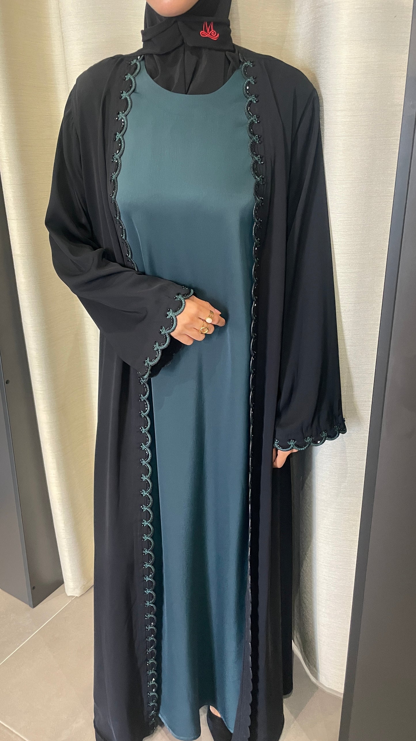 Abaya Deux Pièces Élégance