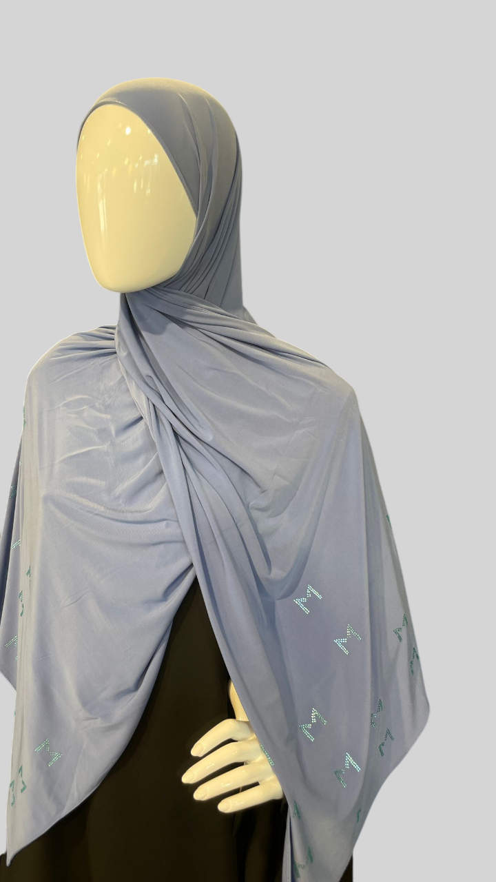 Hijab Premium Drapé avec Strass